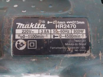 Foto 3 de Taladro Marca Makita Modelo Hr2470 Usado En Buen Estado Acc Una MechaManija.