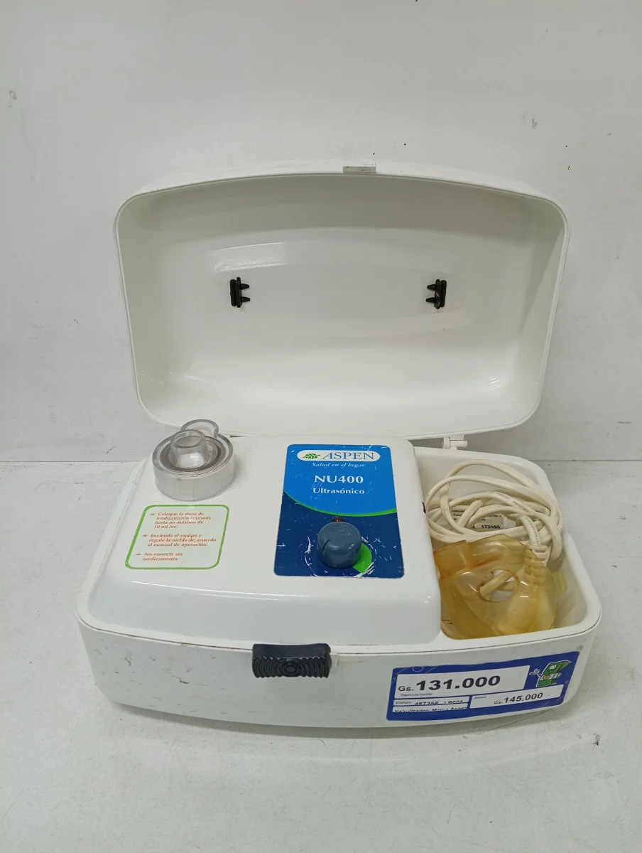 Nebulizador Marca Aspen Modelo Nu400 Usado Con Desgaste Acc Sin