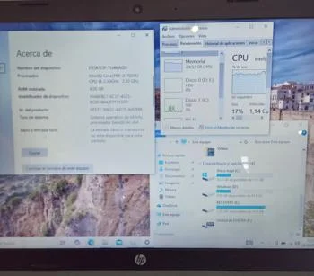 Foto 2 de Notebook Marca Hp Modelo 15-Da0007ls Procesador Intel Core I3 Memoria Ram 4 Gb Disco Duro 1.000 Gb Generacion 7 Acc Con Teclado Numerico