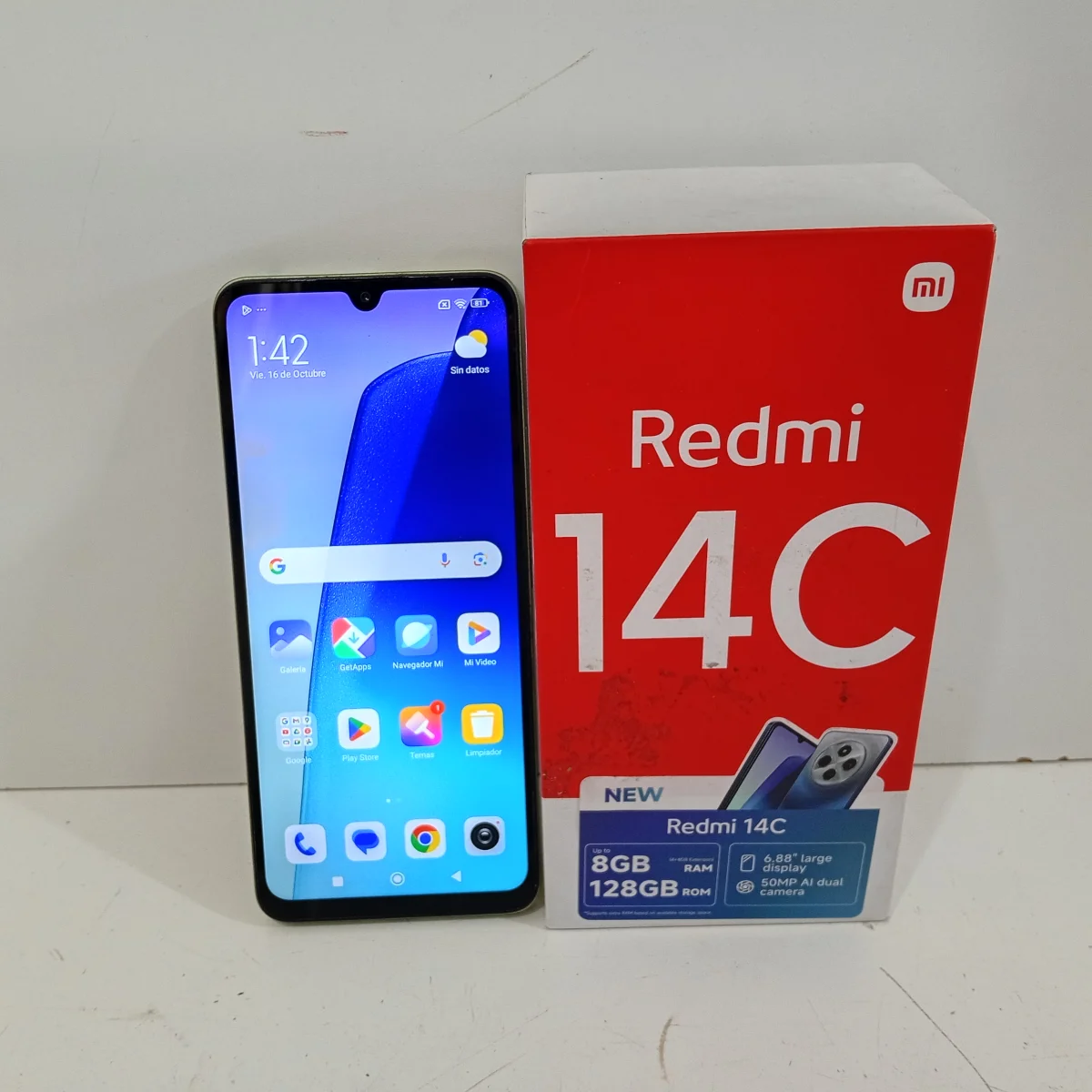 Celular Marca Xiaomi Modelo Redmi 14c Memoria Ram 8 Gb Almacenamiento Interno 128 Gb Acc CargadorProtector De PantallaProtector Trasero
