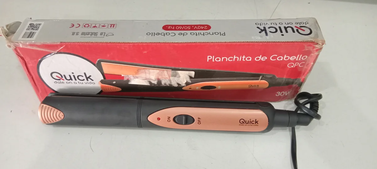 Planchita Para Cabello Marca Quick Modelo Qpc Usado En Buen Estado Acc No Tiene