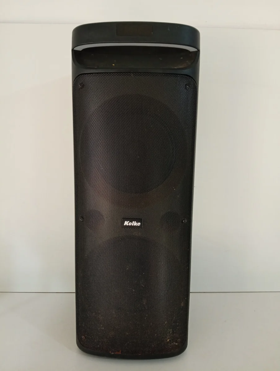 Equipo De Sonido Marca Kolke Torre Sin Control Modelo Kpb-632 Usado En Buen Estado Acc Cable Cargador Micrófono