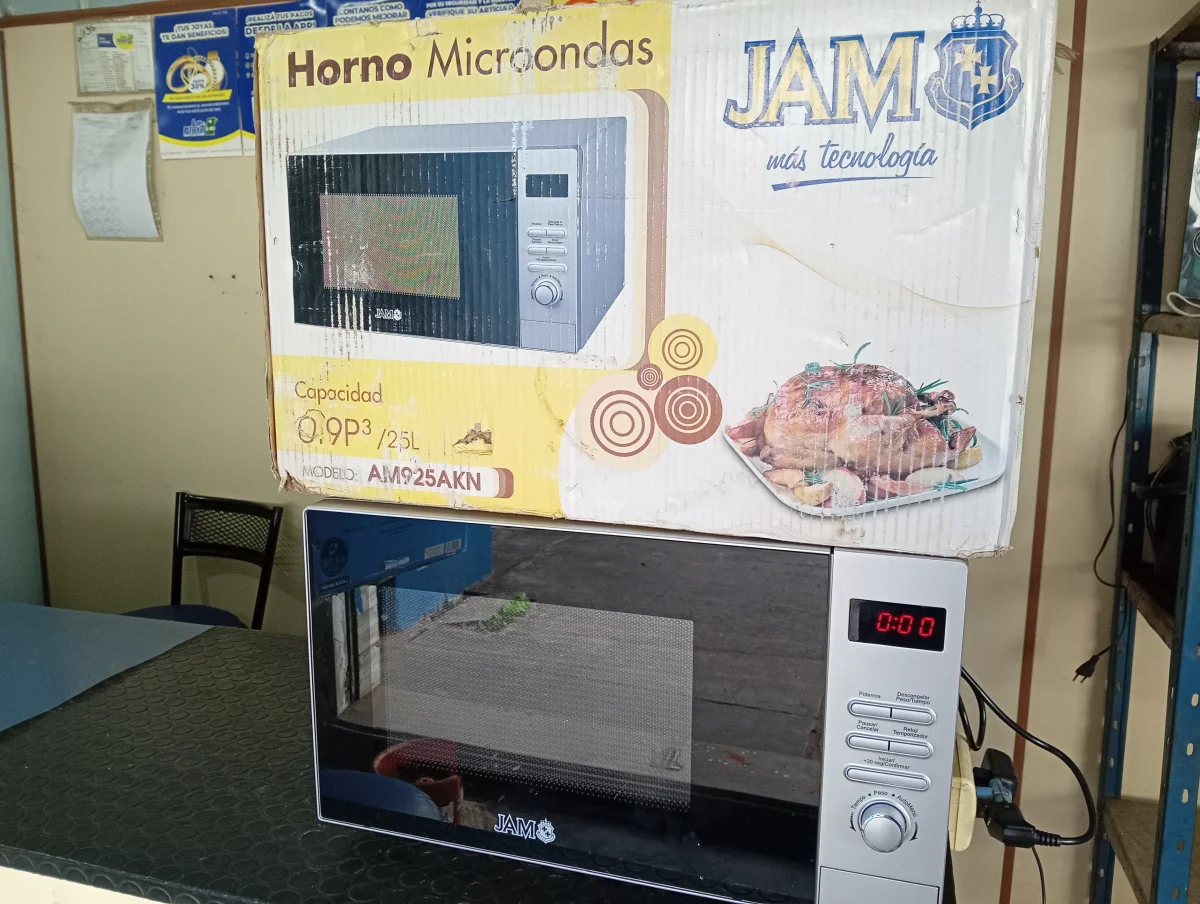 Microondas Marca Jam Modelo Am925akn Usado En Buen Estado Acc Caja