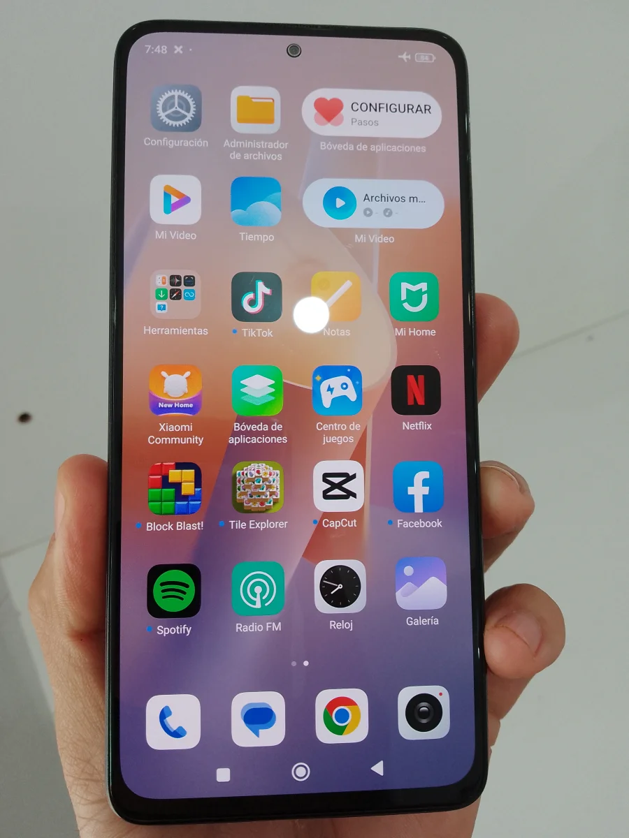 Celular Marca Redmi Modelo Note 12 Pro Memoria Ram 8 Gb Almacenamiento Interno 256 Gb Acc Estuche Color Lila Azulado