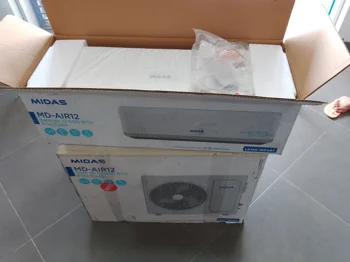Aire Acondicionado Tipo Split Marca Midas Potencia Btu 12.000 Con Kit Instalacion Con Control Modelo Md-Air12 Nuevo Sin Uso Sin Caja Acc No Tiene