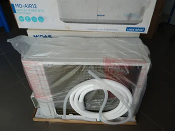 Foto 3 de Aire Acondicionado Tipo Split Marca Midas Potencia Btu 12.000 Con Kit Instalacion Con Control Modelo Md-Air12 Nuevo Sin Uso Sin Caja Acc No Tiene