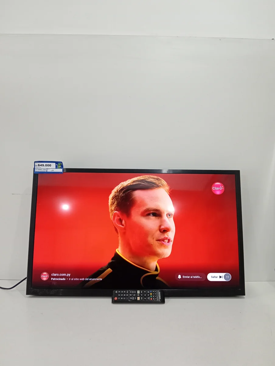Televisor Led Smart De 32 '' Marca Samgung Modelo Un32t4300ag Con Control Usado En Buen Estado Acc Cable CteControl
