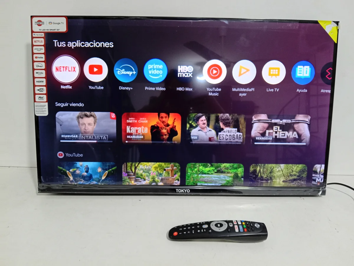 Foto 4 de Televisor Led Smart De 43 '' Marca Jam Modelo Sk43e10 Con Control Usado En Buen Estado Acc PatitasUsbHdmi