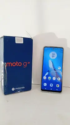 Celular Marca Motorola Modelo G24-Xt24231 Memoria Ram 4 Gb Almacenamiento Interno 256 Gb Acc CargadorCable UsbFunda TransparenteCaja Seminuevo