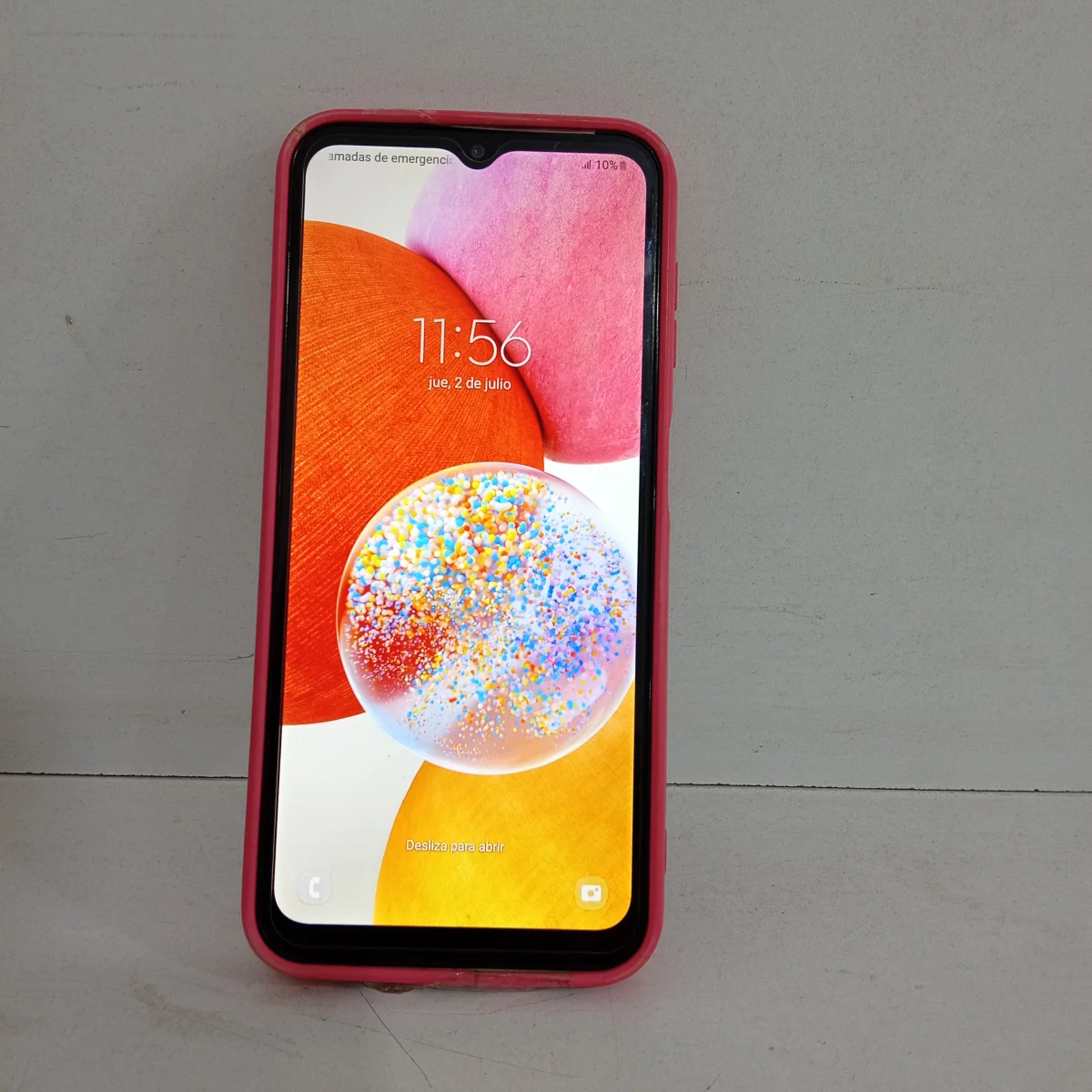 Celular Marca Sansung Modelo A14 Memoria Ram 4 Gb Almacenamiento Interno 128 Gb Acc Funda De Goma