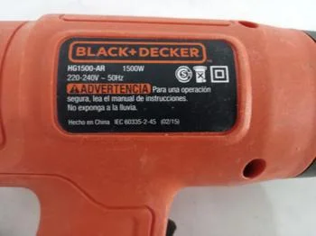 Foto 3 de Pistola De Calor Marca Black + Decker Modelo Hg1500-Ar Sin Caja Con No Tiene Acc No Tiene
