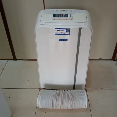 Aire Acondicionado Tipo Portatil Marca Goodweather Modelo Gw-12hrp Potencia Btu 12.000 Con Control Usado En Buen Estado Acc Corrugado