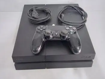 Juego Electronico Ps4 Marca Sony Fat Modelo Cuh-1215a Disco Duro 500 Gb Con Control Sin Caja Usado En Buen Estado Acc C/Cable HdmiC/Cable Power