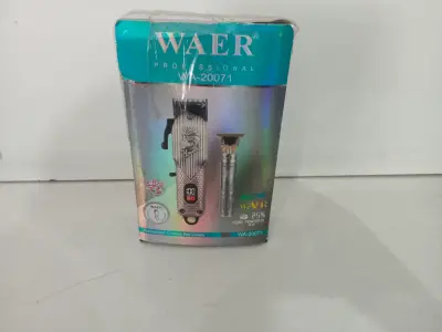 Maquina De Cortar Cabello Marca Waer Modelo Wa-20071 Usado En Buen Estado Acc Con Accesorios