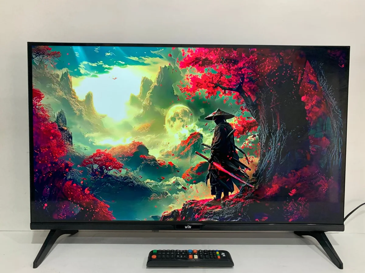 Televisor Led Smart De 32 '' Marca Win Modelo Win32fs Con Control Usado-En-Buen-Estado Acc C/2 Patitas De Pedestal