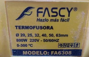 Foto 3 de Termofusora Marca Facsy Modelo Fa6308 Usado En Buen Estado Acc 4 PicosBaseEn Maletin Metalico
