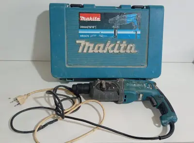 Taladro Marca Makita Modelo Hr2470 Usado En Buen Estado Acc Tornillos Caja Rigida