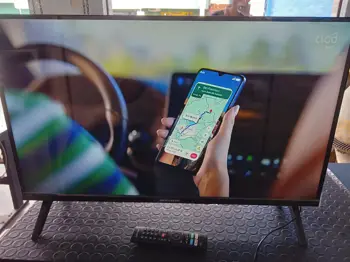 Televisor Led Smart De 32 '' Marca Megastar Modelo Led32sm Con Control Usado En Buen Estado Acc Par De Patitas