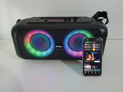 Parlante Portatil Marca Kolke Modelo Party Go Usado En Buen Estado Con No Tiene Acc No Tiene