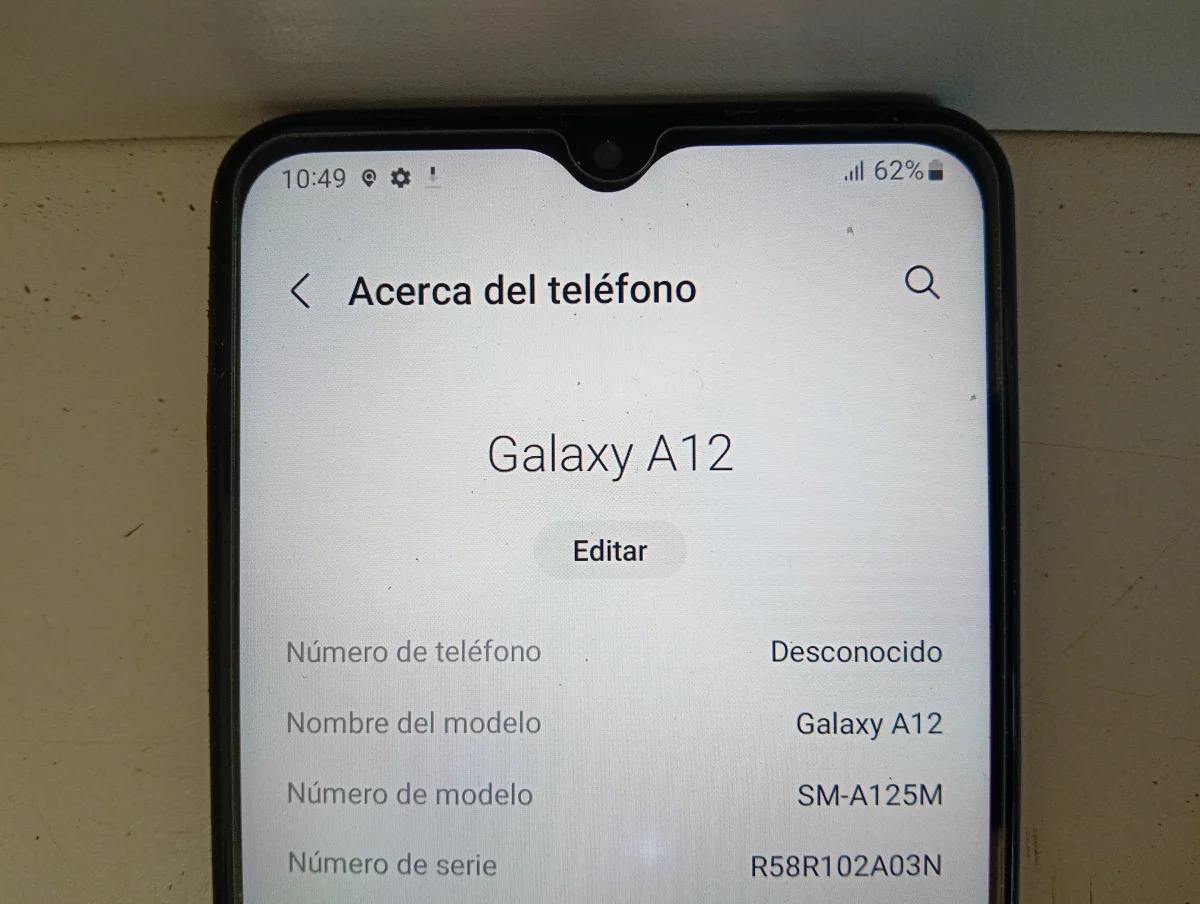 Foto 2 de Celular Marca Samsung Modelo Sm-A125m Memoria Ram 4 Gb Almacenamiento Interno 64 Gb Acc Imei.350692192821882