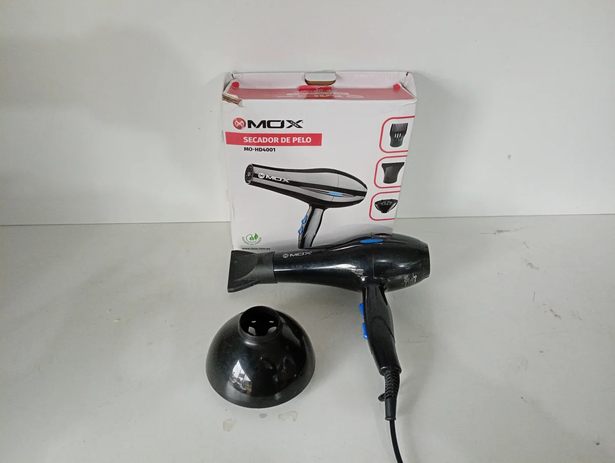 Secador De Pelo Marca Mox Modelo Mo-Hd4001 Usado En Buen Estado Acc Pico Y Difusor