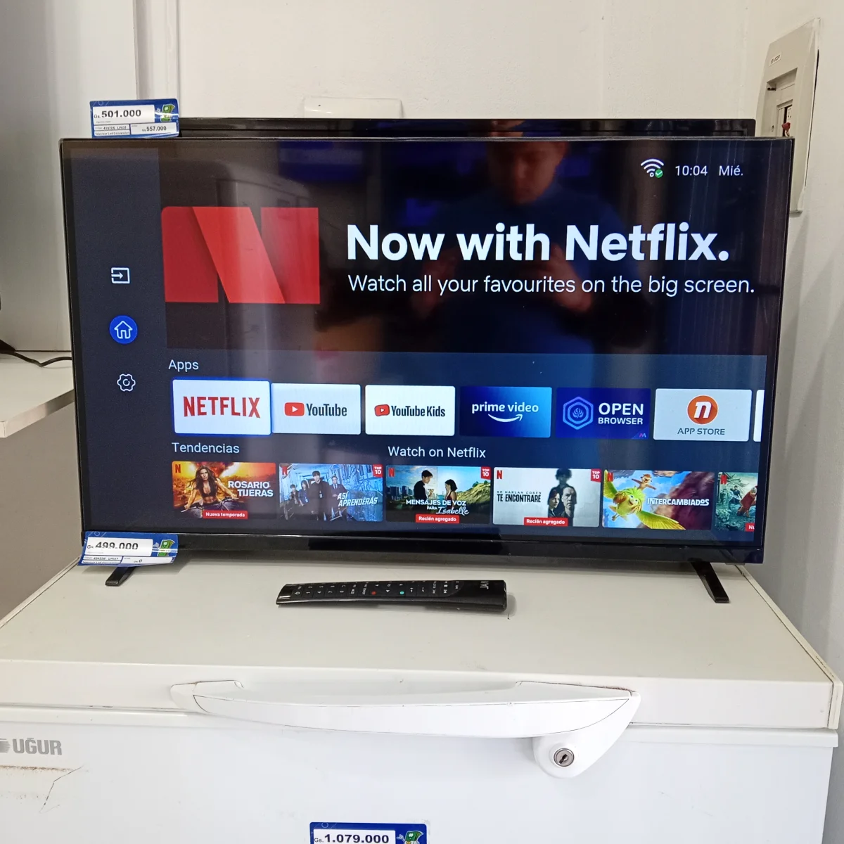 Televisor Led Convencional De 32 '' Marca Jam Modelo Ultraslim-32fcs Usado En Buen Estado Con Control Sin Caja Acc Par De Patitas