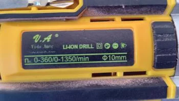 Foto 3 de Taladro Marca V.A Vida Amor Modelo Li-Ion Drill Acc C/ Dos BateriasCargadorJuego De MechasDe 48v