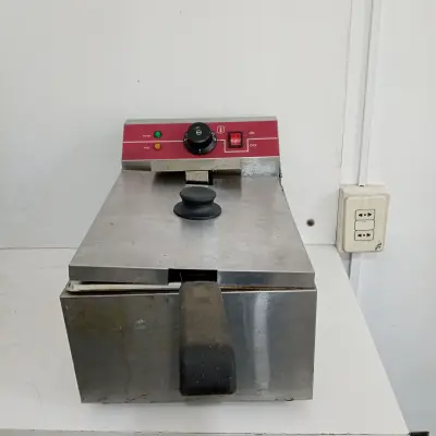 Fritadora Marca Electric Fryer Modelo Gt-Lref101b Usado En Buen Estado Acc Con Tapa