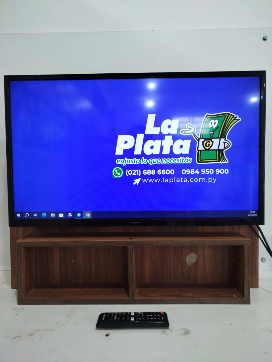 Televisor Led Smart De 32 '' Marca Samsung Modelo Un32j4290ag Con Control Usado En Buen Estado Acc Con Cable Power Rack Incorporado