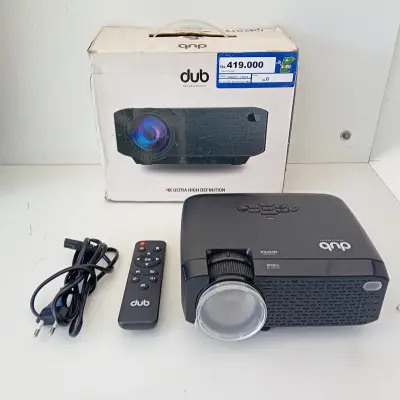 Proyector De Imagen Marca Dub Con Control Modelo X20 Lumenes No Tiene Usado En Buen Estado Acc Con Control