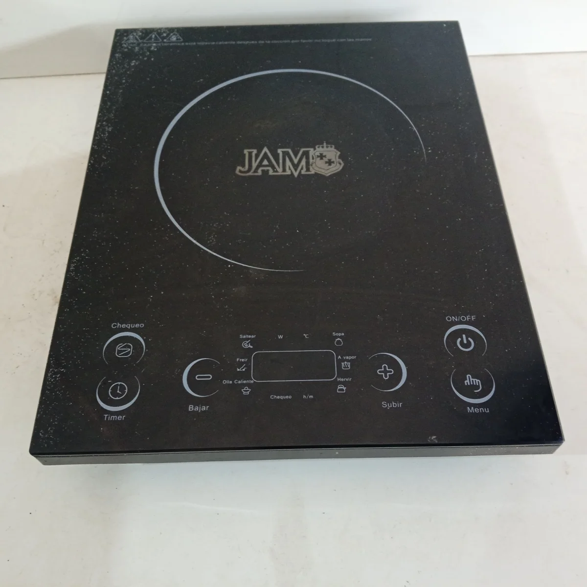 Cocina Electrica Tipo Inducción Marca Jam Modelo Fym 20-28 Usado En Buen Estado Acc Semi Nuevo Caja