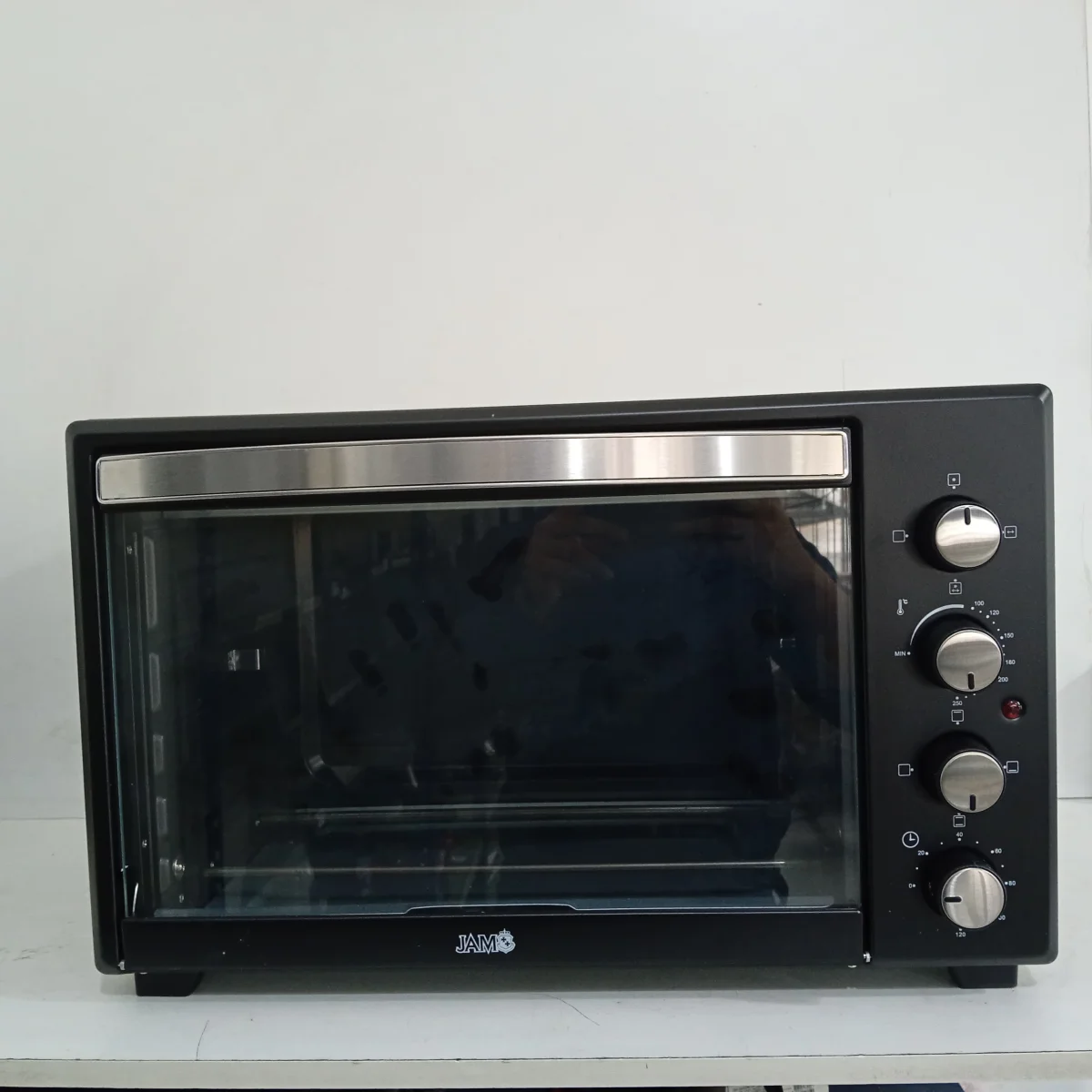 Horno Marca Jam- Litros 42 Modelo Jamdn42erml Usado-En-Buen-Estado Acc Con Bandeja Parrilla Manija Y Varilla Para Espiedo Sin Encastre