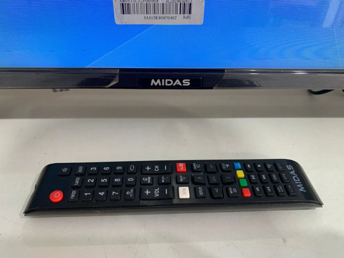 Foto 5 de Televisor Led Smart De 42 '' Marca Midas Modelo Md-Smtv42a Con Control Usado En Buen Estado Acc C/2 Patitas De Pedestal