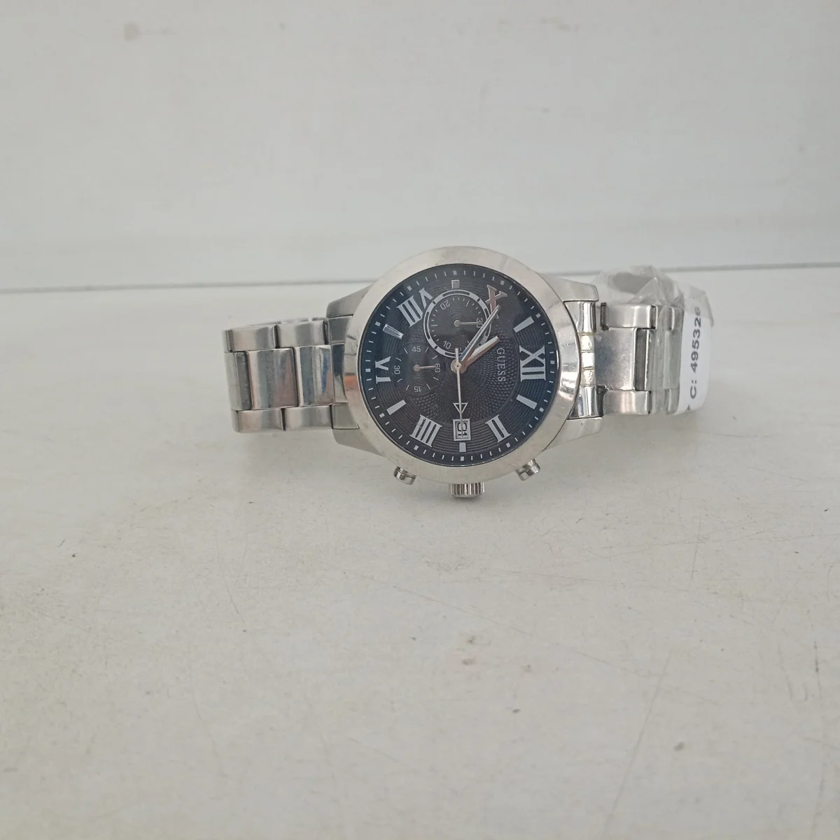 Foto 2 de Reloj Para Caballero Marca Guess Modelo Guess? Usado En Buen Estado Acc Malla De Metal