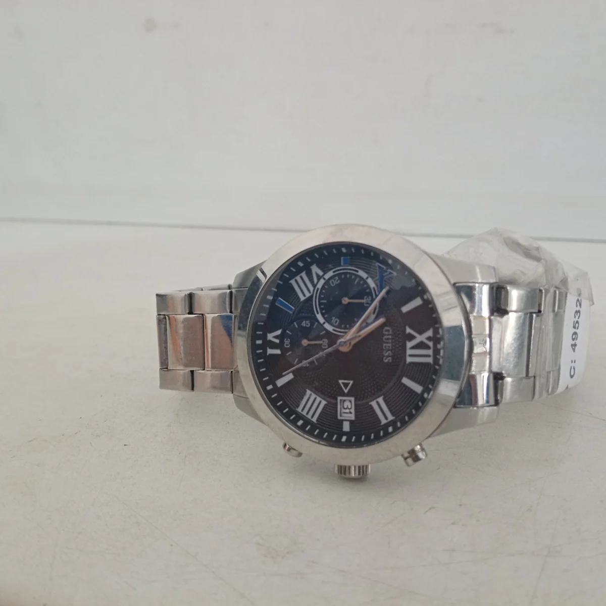 Foto 3 de Reloj Para Caballero Marca Guess Modelo Guess? Usado En Buen Estado Acc Malla De Metal