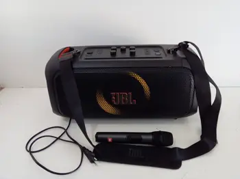 Parlante Portatil Marca Jbl Modelo Partybox Otg Essential Usado En Buen Estado Con Microfono Acc Cinta Para ColgarCable Corriente