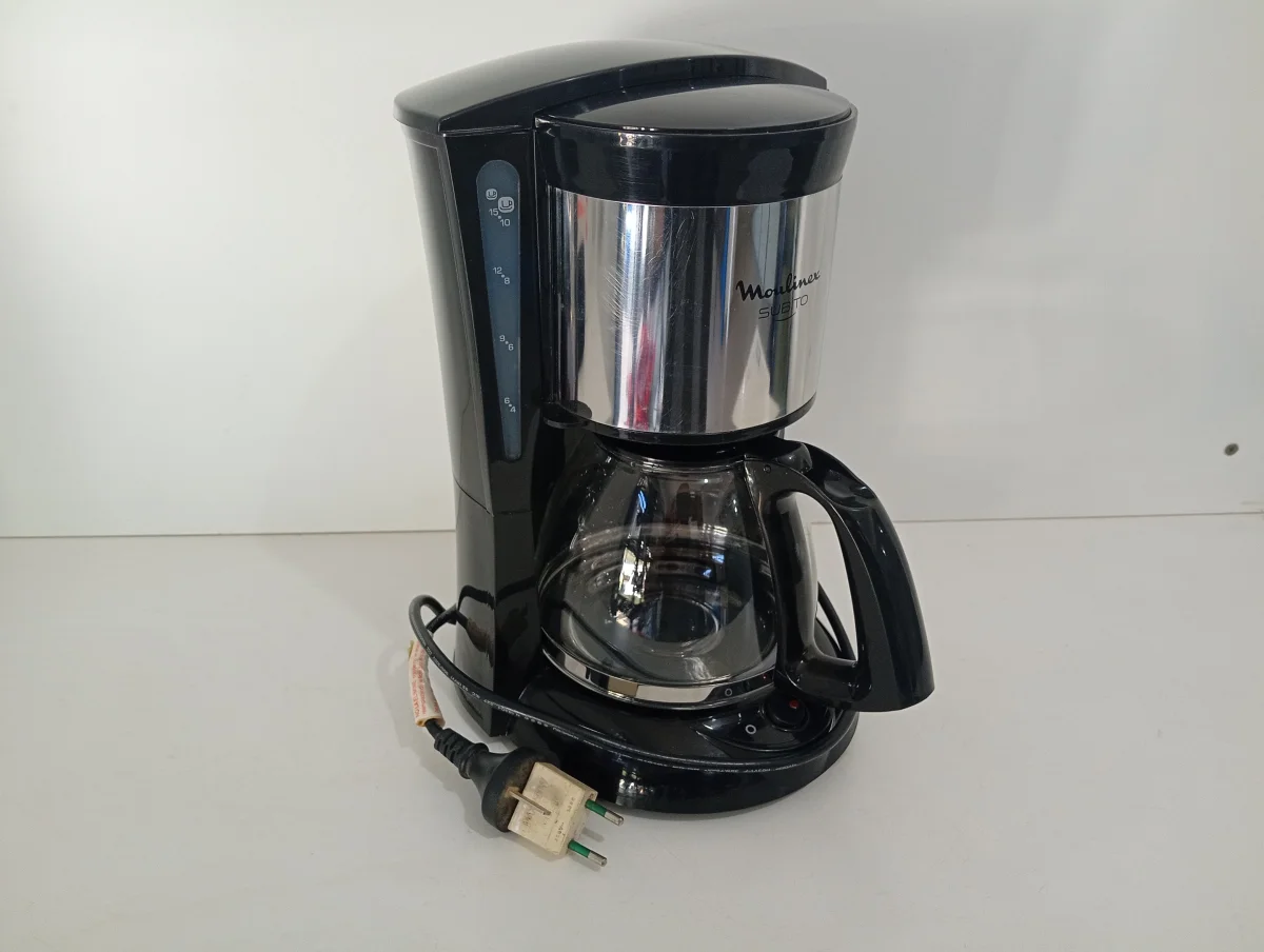 Cafetera Marca Moulinex Modelo C1272dj Usado En Buen Estado Acc Jarra De Vidrio Filtro