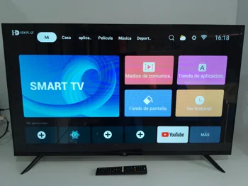 Foto 3 de Televisor Led Smart De 43 '' Marca Hdplay Modelo Hd-S43f2 Con Control Usado En Buen Estado Acc Par De Patitas