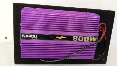 Amplificador De Sonido P/ Automovil Marca Napoli Modelo Npl-610gx Usado En Buen Estado Acc No Tiene