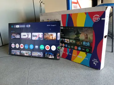 Televisor Led Smart De 43 '' Marca Win Modelo 43fsg Con Control Usado En Buen Estado Acc Patitas