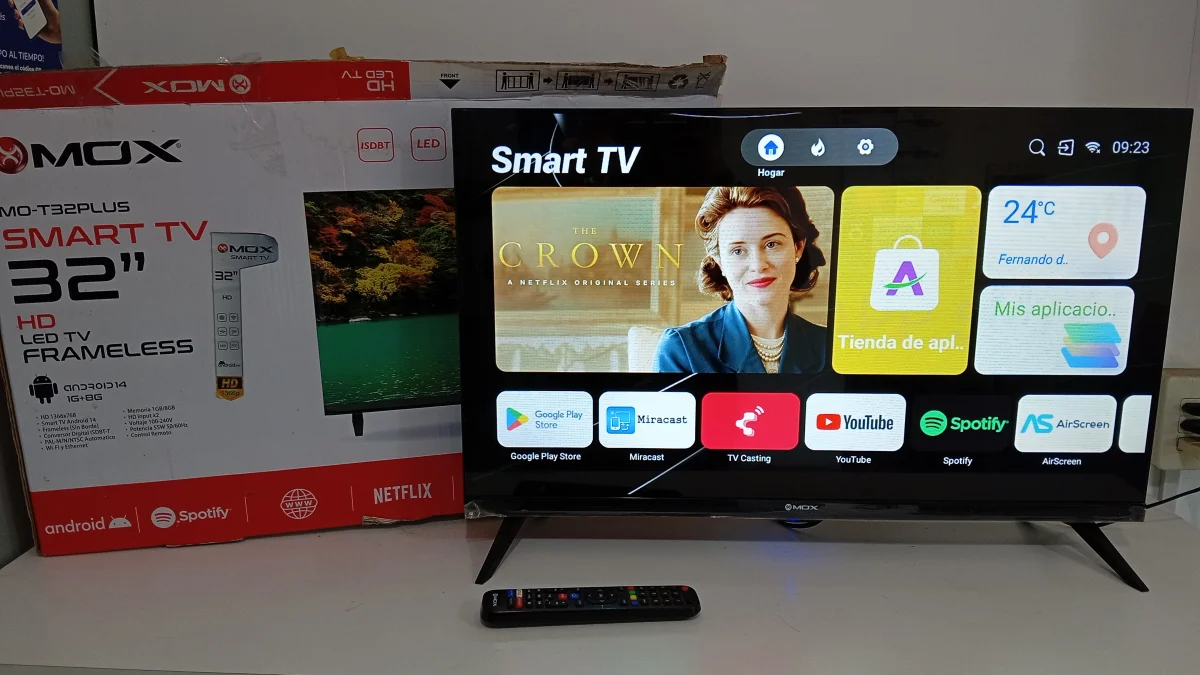 Foto 3 de Televisor Led Smart De 32 '' Marca Mox Modelo Mo-T32plus Con Control Usado En Buen Estado Acc Trae Su Caja