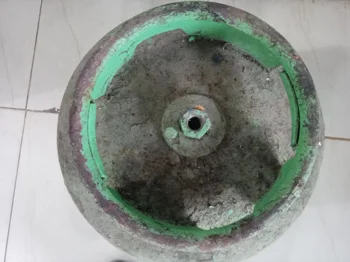 Foto 2 de Garrafa Cap 13 Kg. Marca Copesa Gas Usado Con Desgaste Color Verde Acc No Tiene