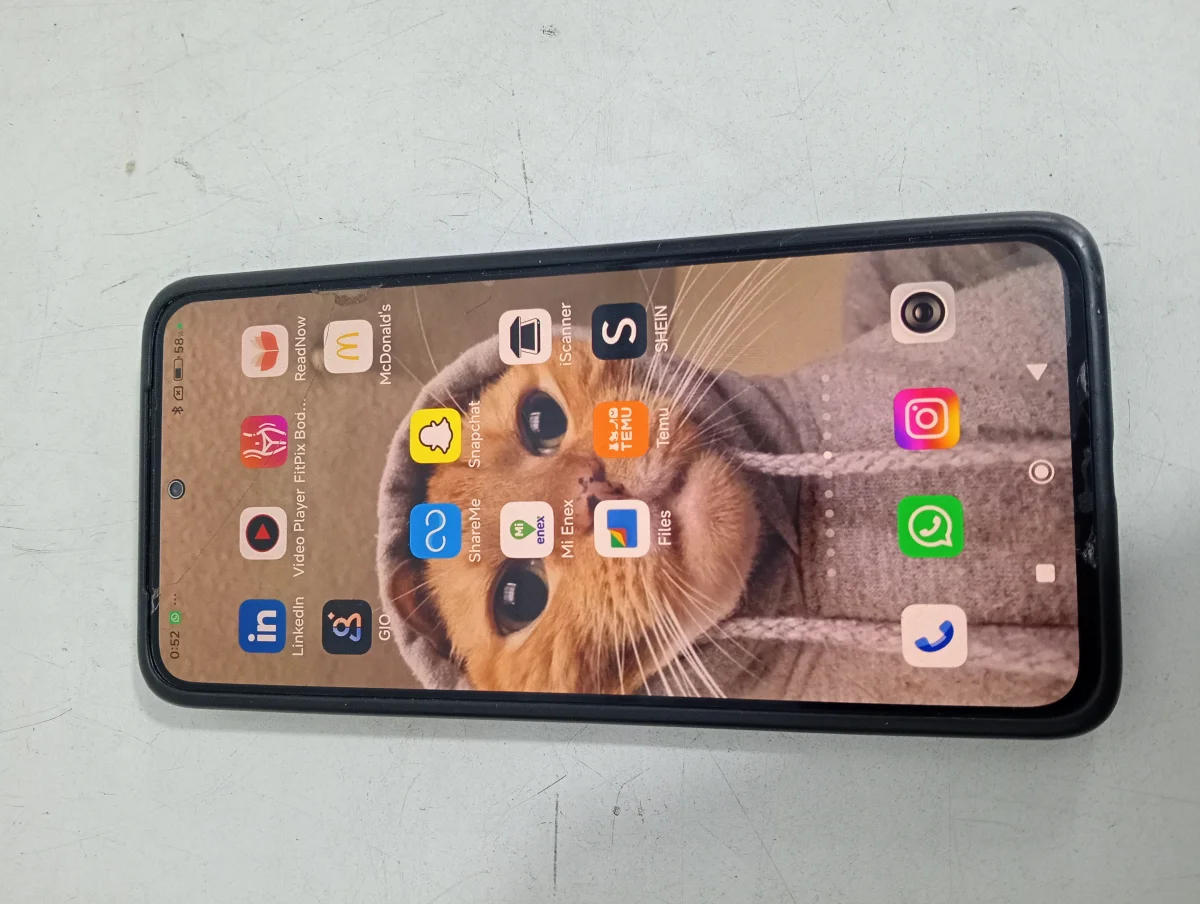 Celular Marca Xiaomi Modelo Redmi Note 14 Memoria Ram 6 Gb Almacenamiento Interno 128 Gb Acc Con Case Color Negro