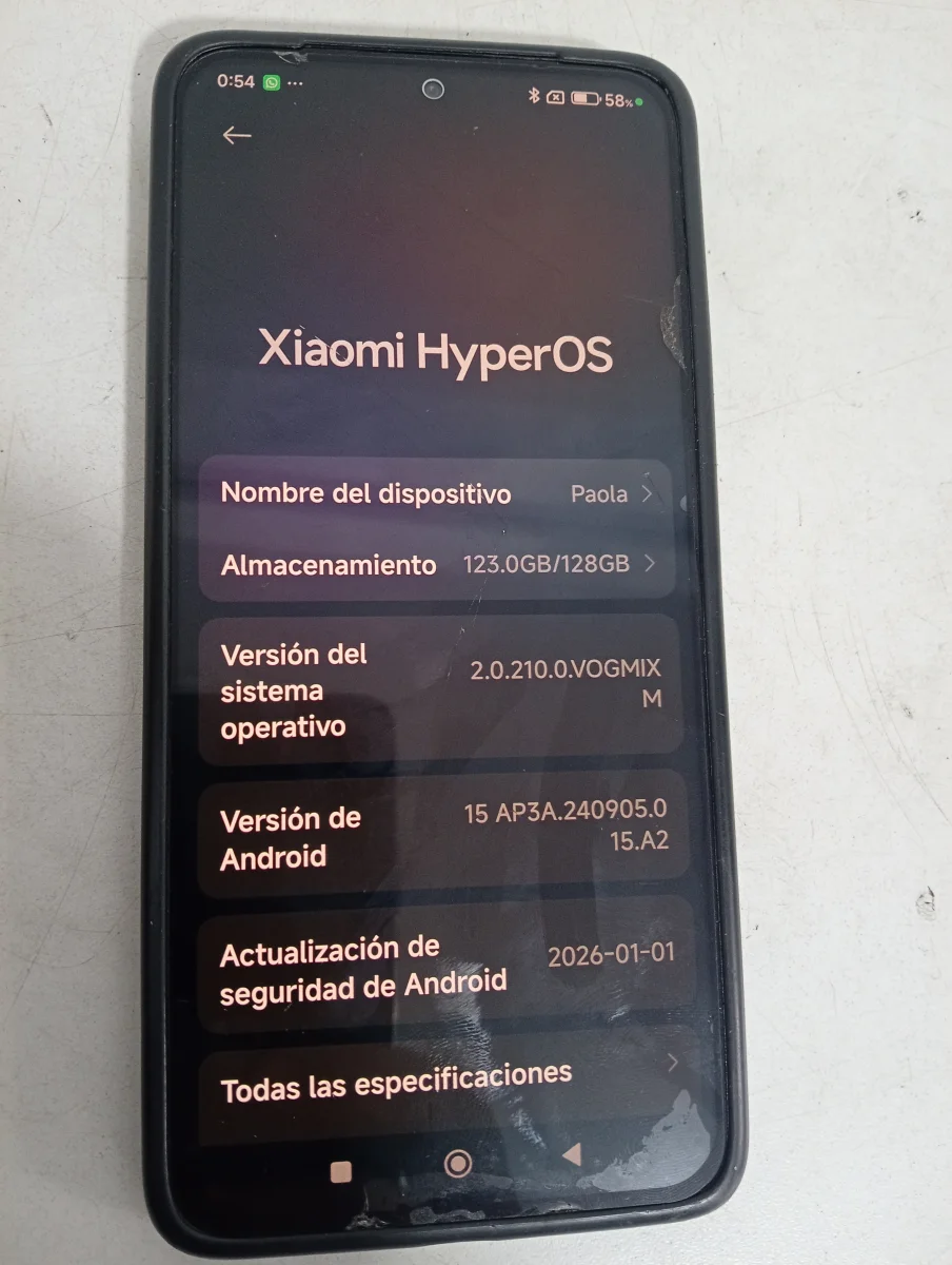 Foto 3 de Celular Marca Xiaomi Modelo Redmi Note 14 Memoria Ram 6 Gb Almacenamiento Interno 128 Gb Acc Con Case Color Negro