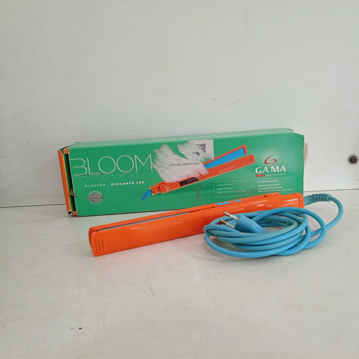 Planchita Para Cabello Marca Gama Modelo Elegance Led Bloom Usado En Buen Estado Acc No Tiene