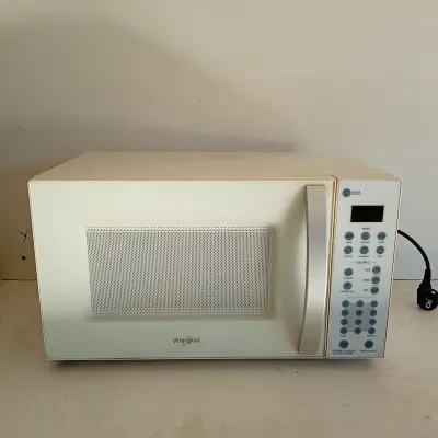 Microondas Marca Whirlpool Modelo Wms20czwds Usado En Buen Estado Acc Plato De Vidrio