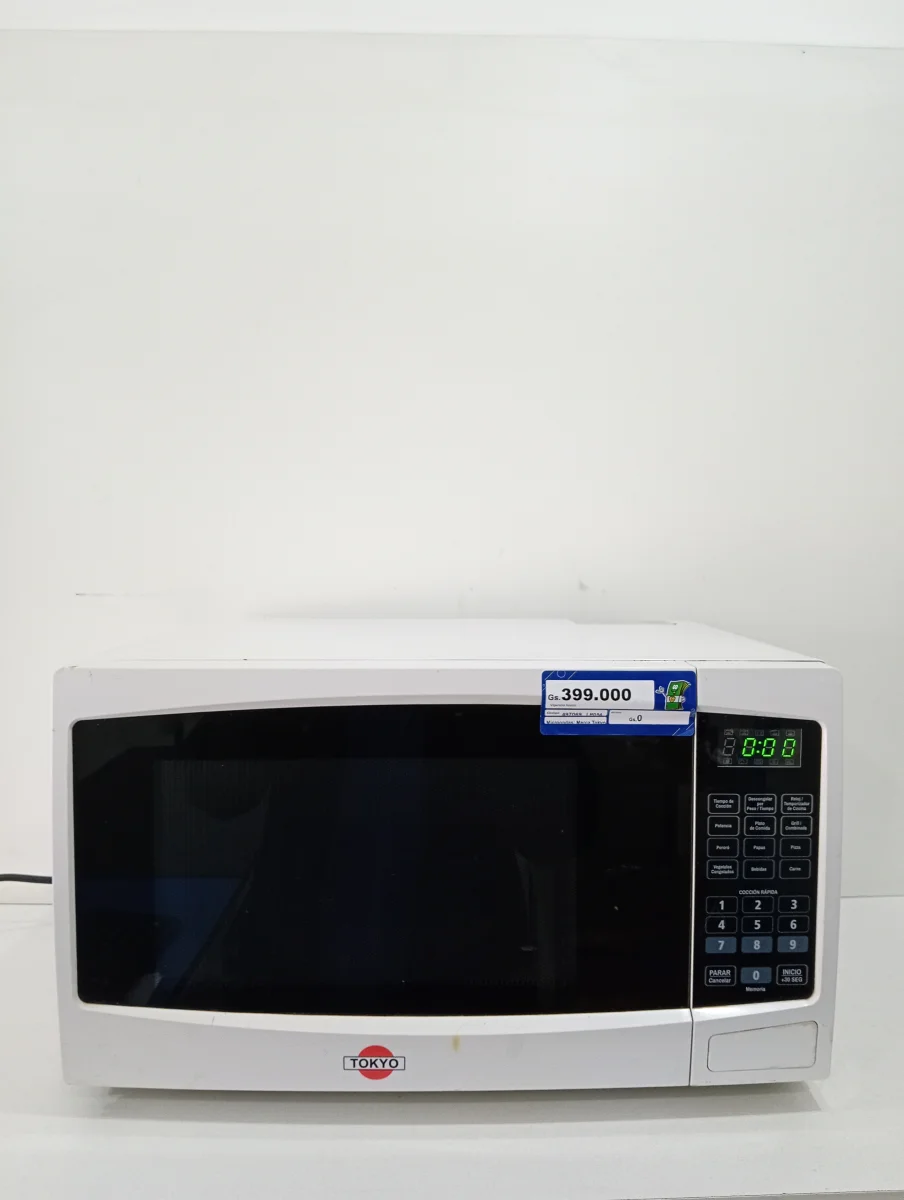 Microondas Marca Tokyo Modelo Edtmtok28en-N Usado En Buen Estado Acc Un Plato De Vidrio