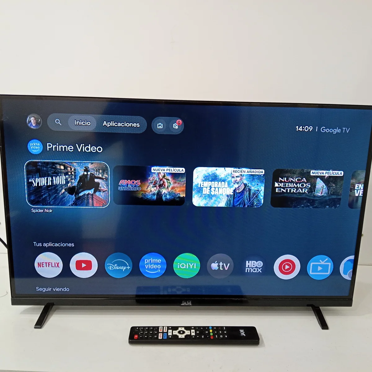 Televisor Led Smart De 32 '' Marca Jam Modelo Ultrasgtm-32gfs Con Control Usado En Buen Estado Acc Patitas