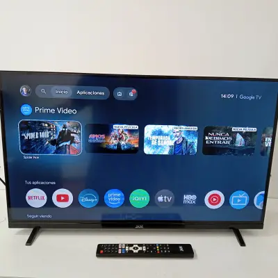 Televisor Led Smart De 32 '' Marca Jam Modelo Ultrasgtm-32gfs Con Control Usado En Buen Estado Acc Patitas