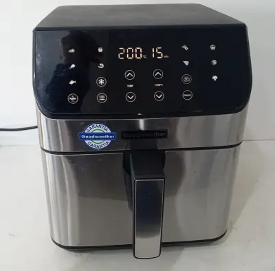 Fritadora Marca Goodweather Modelo Gw-5004 Usado En Buen Estado Acc Panel Digital1protector De Goma
